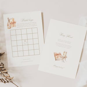 A New Chapter Bridal Shower Games: Book Theme (Editable Template), Next Chapter, Gold