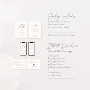 Hilarious Wedding Invitations, Modern Invitation Template, Casual Wedding Invites, Intimate Wedding Invitation Template, Funny Wedding, Canva Editable Template