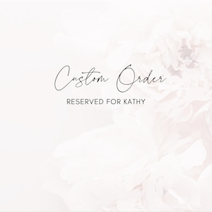 Pedido personalizado - Kathy - Mini cartão (Cultivado com amor)