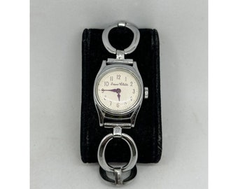 Vintage US Time "Snow White" Mechanical Manual Winding Woman's Watch ~ Bad Band