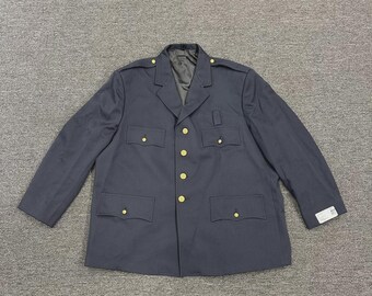 Flying Cross 4-Button Special 100% Wool Coat ~ S.F.P.D. Buttons ~ 56 REG