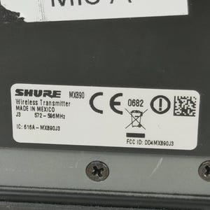 Shure Microflex MX890 Wireless Microphone Transmitter & Mic - J3 Band 572-596MHz image 19