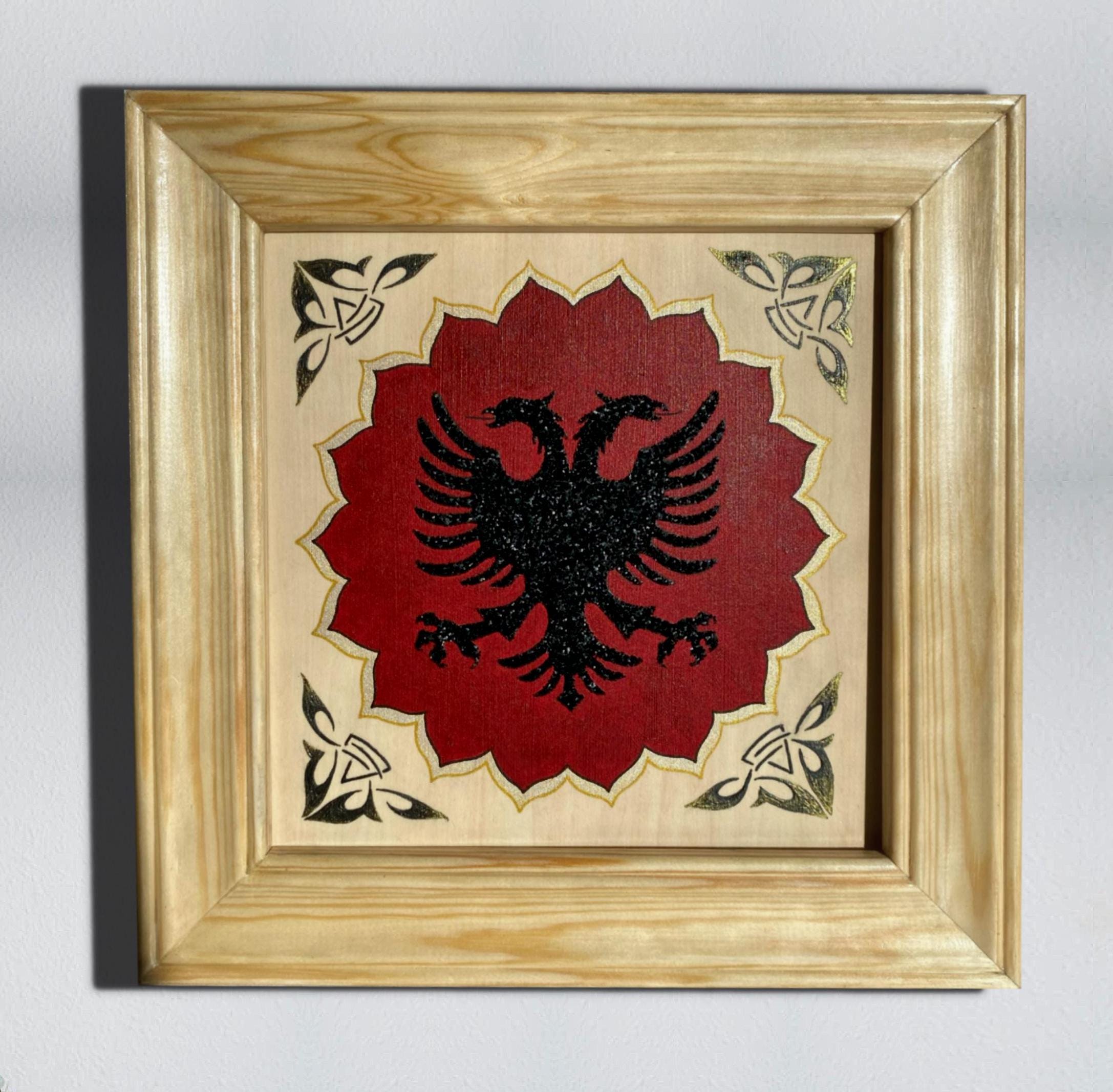 Fanion Drapeau Mini Drapeau - Décoration Voiture, Souvenir - 15x10 Cm, Polyester, Double Face Fanion Albanie Tirana