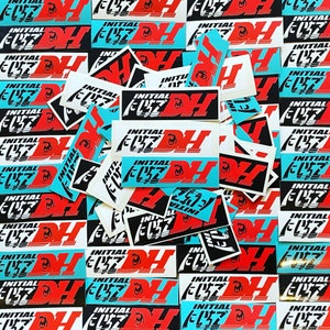Initial D H 215 Don’t Cry Racing Drift Car Sticker