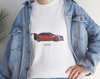 Vintage BMW Tee, Gift Ideas for Car Guys or Girls, Racing Shirt, Graphic Tee, Car T Shirt, Rally Car Shirt