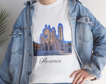 Florence Italy Catherdral T Shirt, Florence Italy Shirt, Florence Graphic Tee, Italy Graphic Tee, Italy T Shirt, Gift Ideas, Europe T Shirt