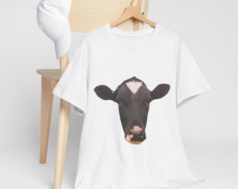 Cow Graphic T Shirt, Gift Ideas for Men,Women,Kids, Cow Lover Shirt, Cow Graphic Tee, Cow Tee, Cow T Shirt, Farm T Shirt, Funny Graphic Tee