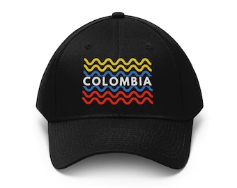 Gorra Colombiana / Colombia Hat / Colombia Embroidery Hat for gift / Colombia gift / Hat with Colombian colors / Gorra de Colombia