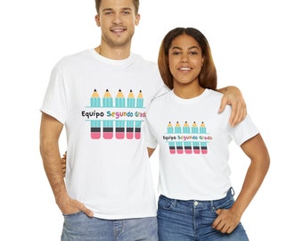 Equipo segundo grado - Spanish T-shirt / Unisex Heavy Cotton Tee