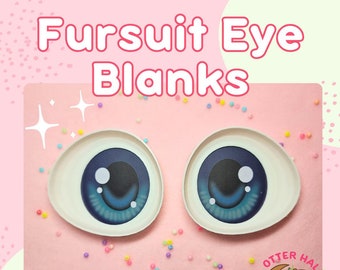 3D Printed Fursuit Eye Blanks: Toony Rounded Follow-Me Eyes