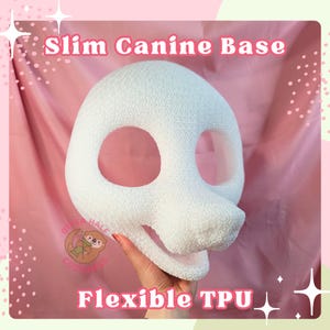 Slim Canine Fursuit Base – Flexible Lightweight TPU – Symmetrical – DIY Furry Cosplay & Mascots