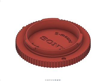 Sony E-mount Body Cap v2 / not a physical product