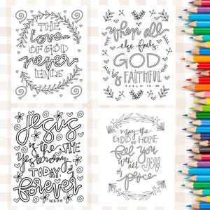 Bible verse coloring pages, Religious coloring, Scripture coloring for kids, Gods love, Scripture Greeting cards, digital download, teens, relaxation and inspiration, Jesus coloring pages, Bible verse coloring book, printable, homeschool, joy, faith