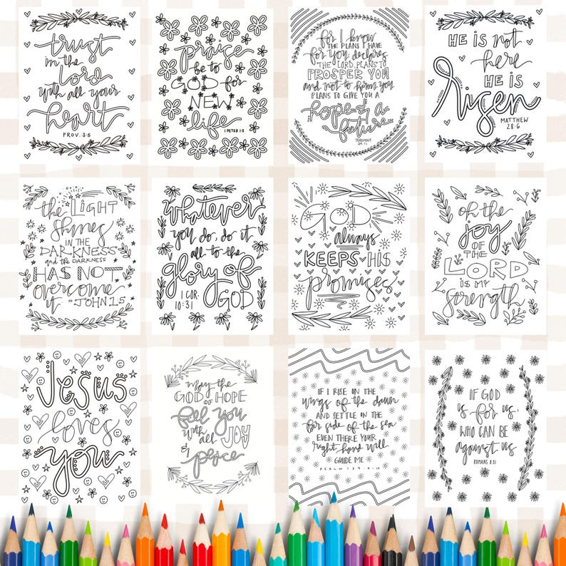 Bible verse coloring pages, Religious coloring, Scripture coloring for kids, Gods love, Scripture Greeting cards, digital download, teens, relaxation and inspiration, Jesus coloring pages, Bible verse coloring book, printable, homeschool, joy, faith