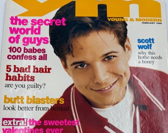 FEBRUARY 1996 YM MAGAZINE, Scott Wolf cover!