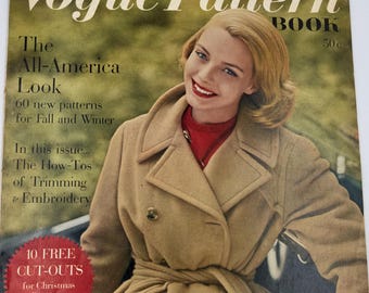 1959 Vogue Pattern Book International: Retro Fashion Illustrations