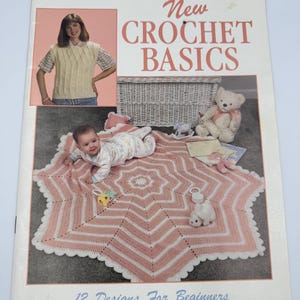 1989 Leisure Arts NEW CROCHET BASICS Leaflet 777