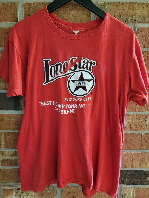 1980s LONE STAR CAFE New York City club vintage t… - image 1