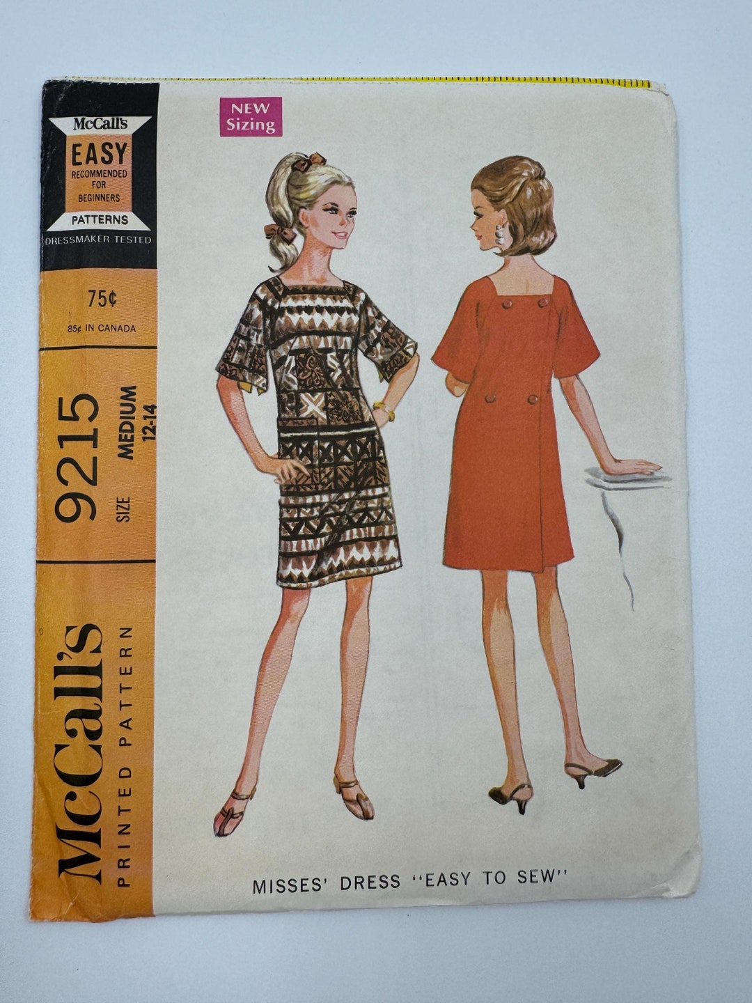 1968 Mccall's 9215 
