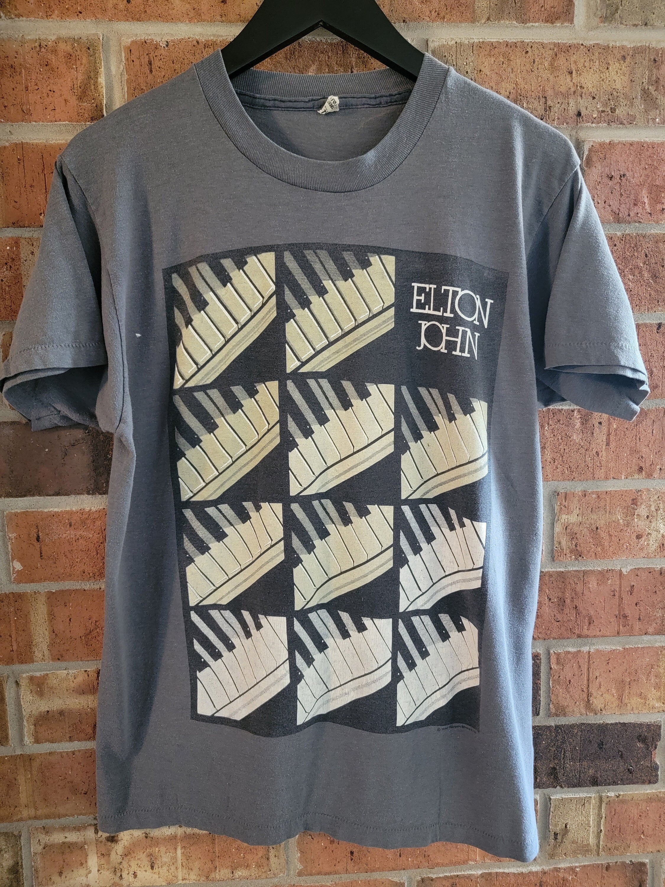 1986-87 エルトン・ジョン ワールドツアー Tシャツ *レア* - Etsy 日本