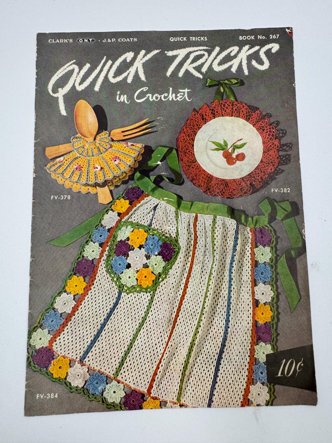 Vintage 1950 Quick Tricks in Crochet Book No. 267 - Clark's O.N.T. J&amp;P ...