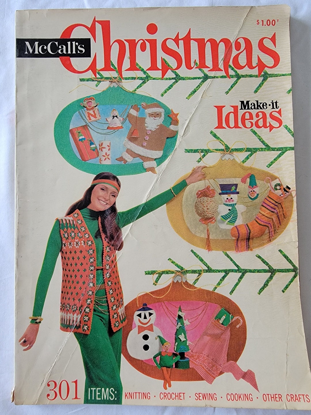 1969 MCCALL'S CHRISTMAS Makeit Ideas Pattern Magazine Etsy