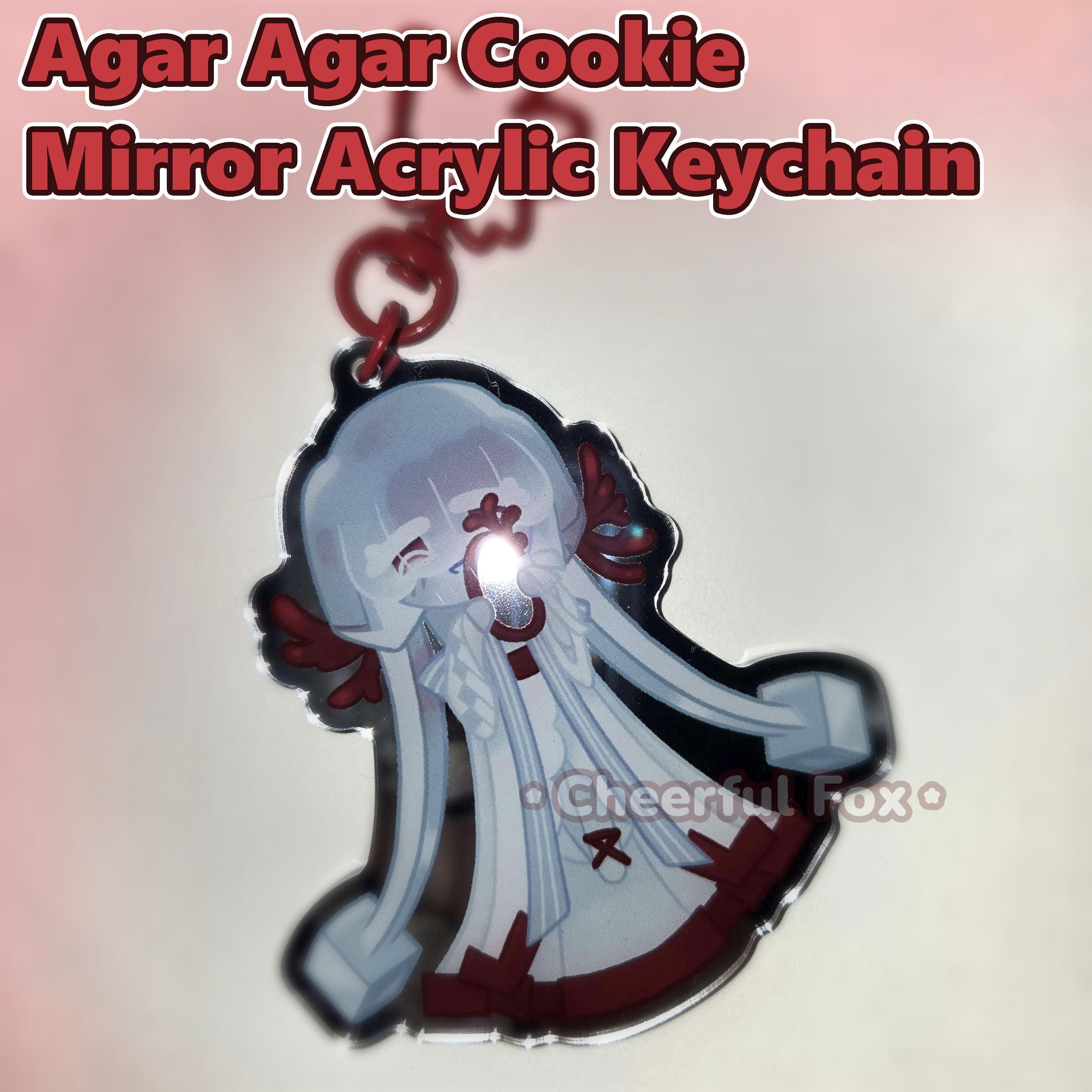 Agar Agar Cookie Mirror Keychain [cookie Run Kingdom] - Etsy