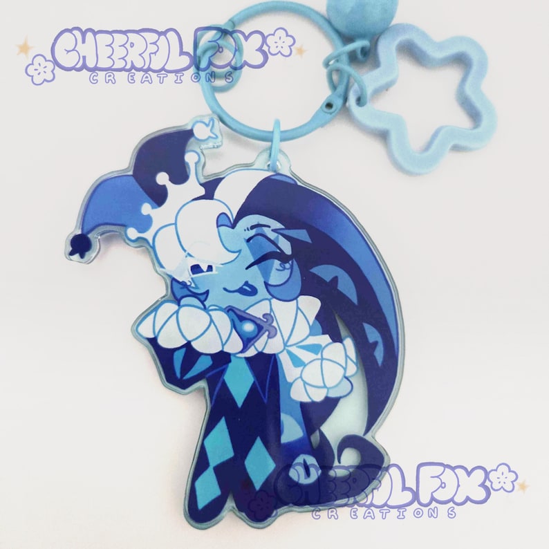 Shadow Milk Cookie 3 - Inch Keychain [cookie Run] - Etsy