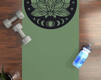 Lunar Namaste Rubber Yoga Pilates Exercise Workout Stretch Mat