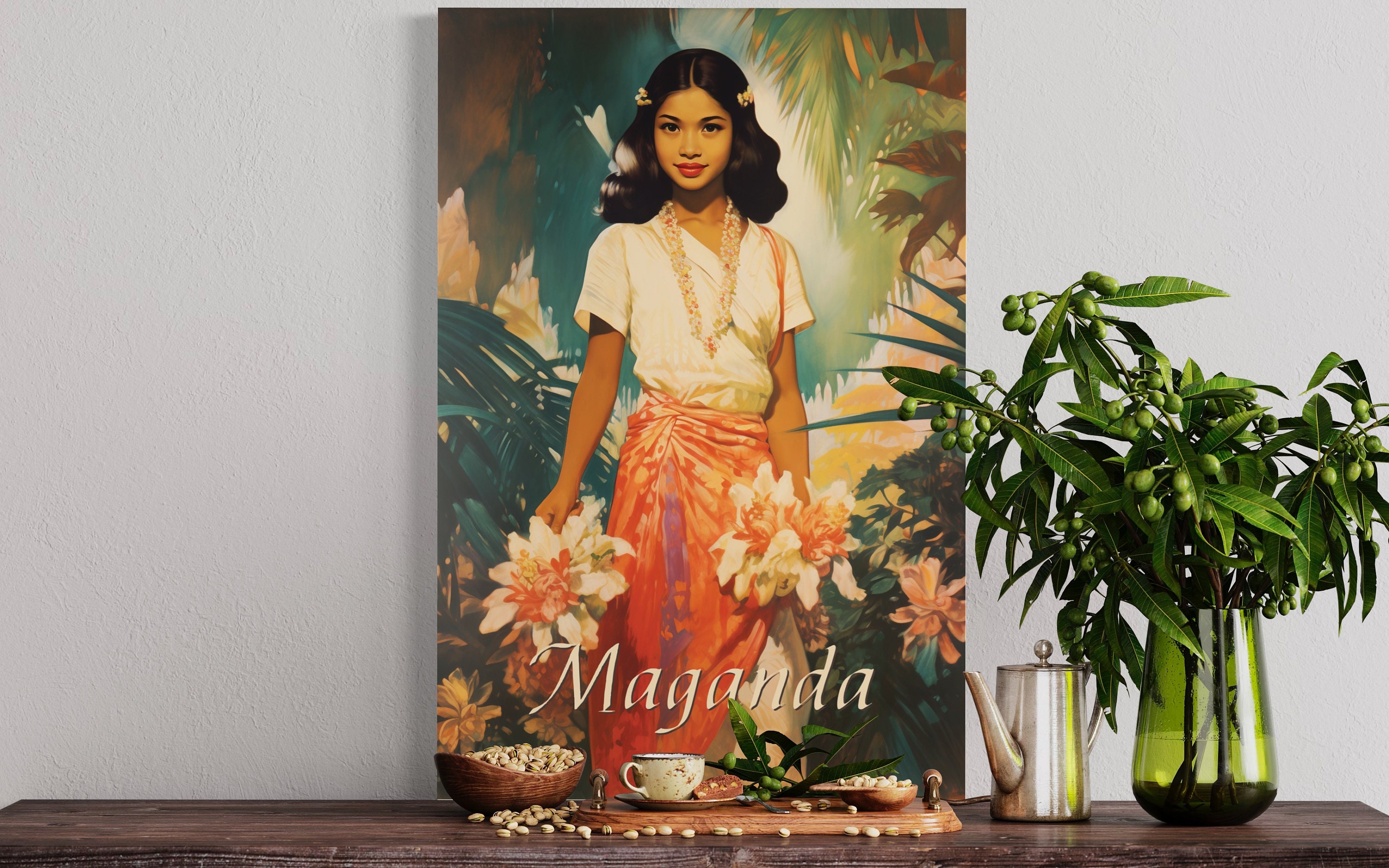 MAGANDA Filipino Art Philippines Art Philippines Wall Art L Philippines