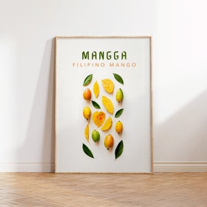 MANGGA | Filipino Mango | Filipino Art | Philippines Mango Art  | Philippines Art Wall l  Philippines l  Philippines Art l