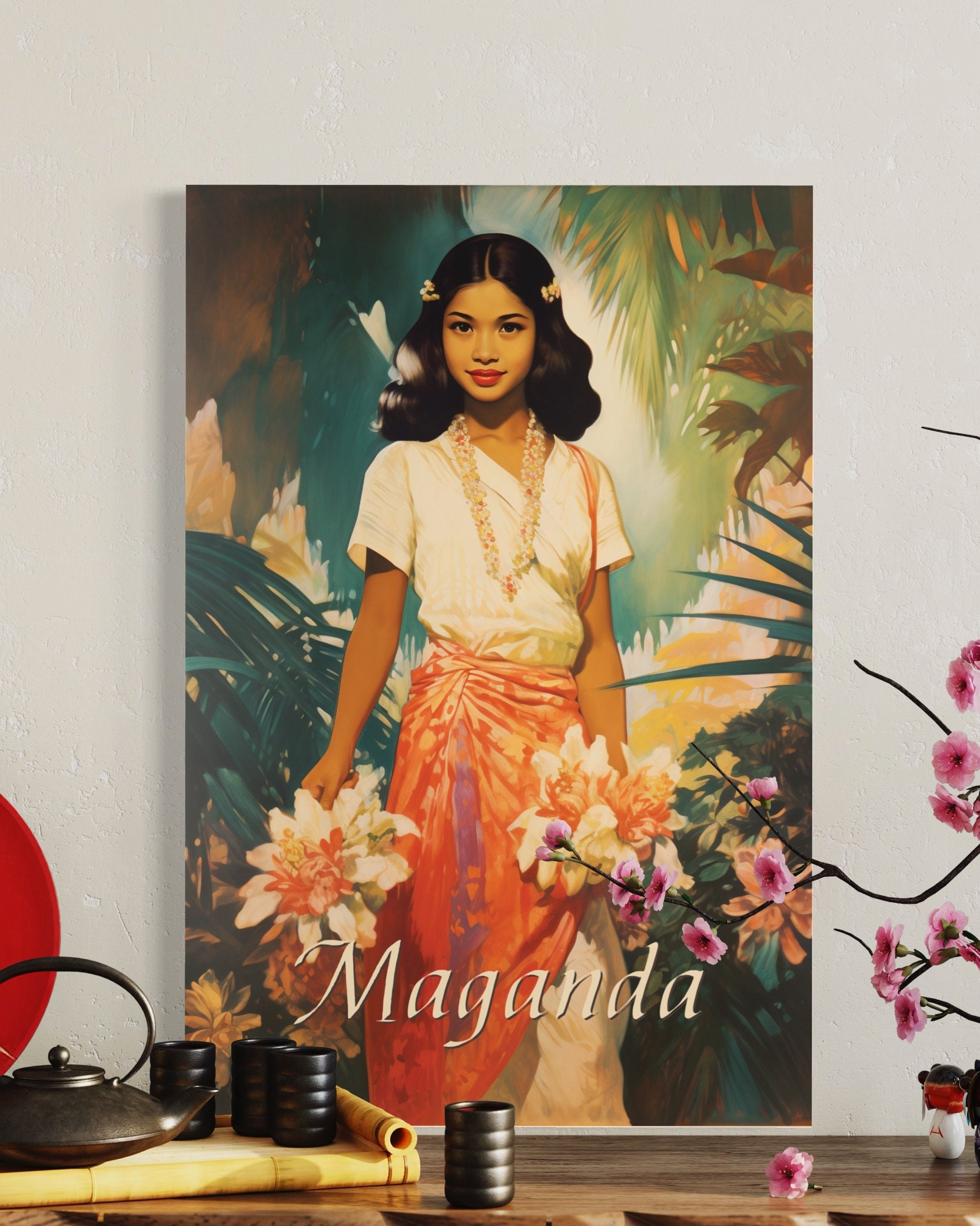 MAGANDA Filipino Art Philippines Art Philippines Wall Art L Philippines