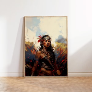 MANDIRIGMA | Filipino Warrior | Filipina Warrior | Philippines | Filipino Art | Filipino Wall Art | Gift| Philippines Art Wall l Home Decor