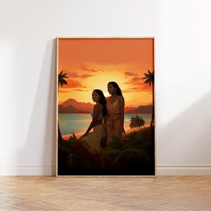 ISLAND SISTAS | Hawaii Art | Hawaiian Art | Hawaiian Wall Art | Islander Art