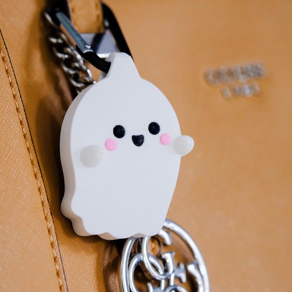 Kawaii Ghost Keychain