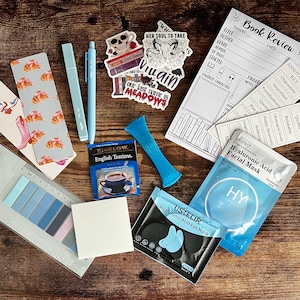 Book Annotating Kit: Reader Self-Care Gift Box with Stickers & Bookmarks