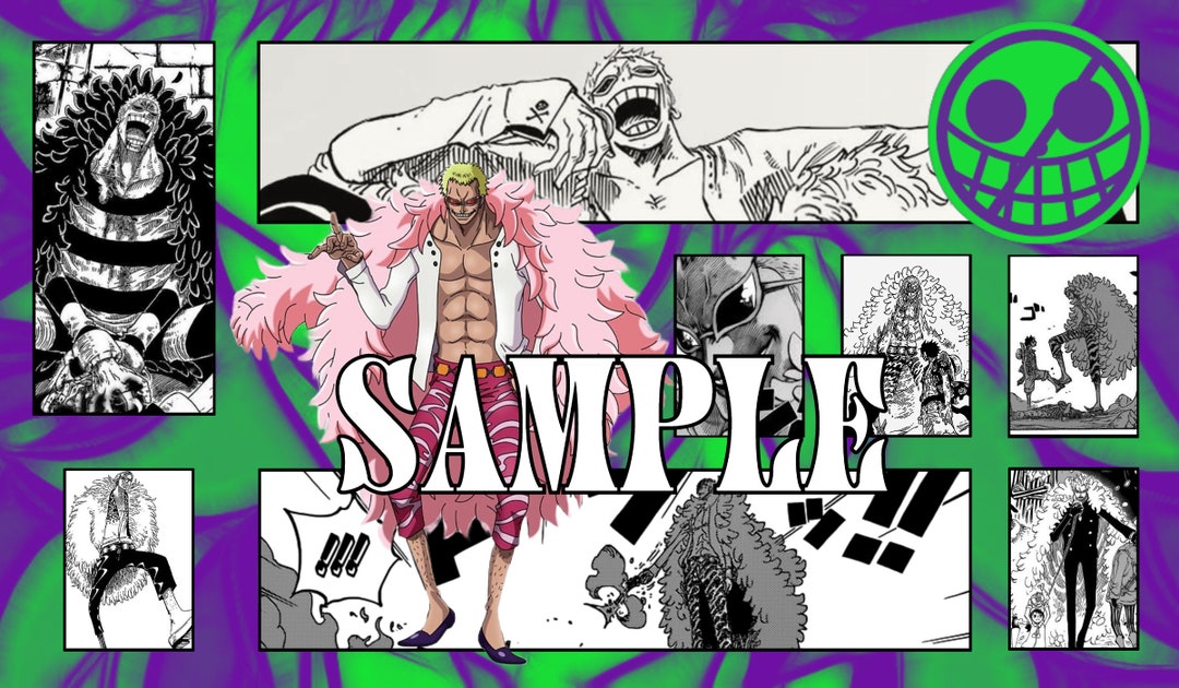 One Piece OP Playmat Doflamingo TCG CCG Playmat Custom Card Etsy