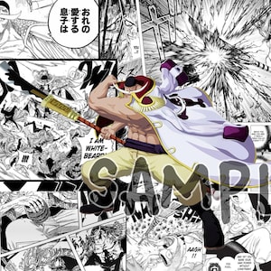 Tapis de jeu OP One Piece Barbe blanche Edward Newgate Tapis de jeu TCG CCG Tapis de jeu personnalisé 24 x 14 pouces
