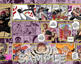 ONE PIECE Anime Katakuri CCG Custom Playmat Mat Tcg 24x14 inch