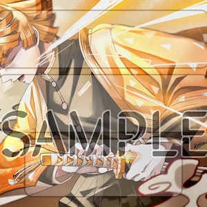 Tapis de jeu personnalisé 24 x 14 UNION ARENA Demon Slayer