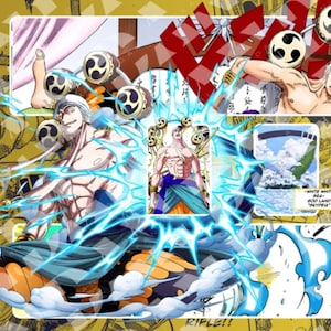 Tapis de jeu personnalisé Anime Enil CCG ONE PIECE Tcg 24 x 14 pouces