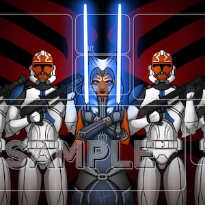 Tapis Clone Troopers Ahsoka Star Wars ILLIMITÉ.  Tapis Star Wars ILLIMITÉ.