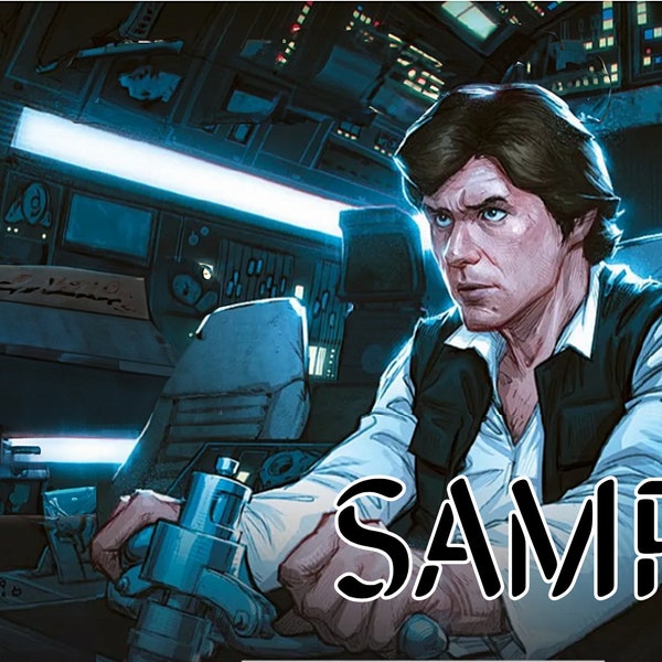 Han Solo Star Wars UNLIMITED showcase Leader Mat.