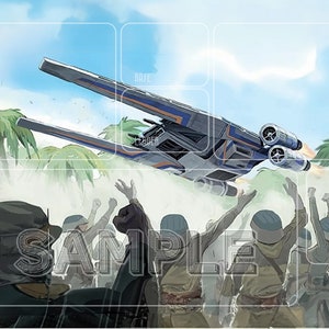 Tapis de jeu Star Wars Unlimited renforts U-Wing 24 x 14