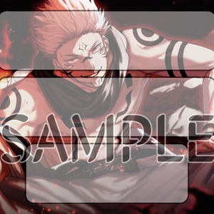 UNION ARENA Tapis de jeu Jujutsu Kaisen personnalisé 24 x 14