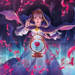Tapete místico personalizado de Bella Lorcana de Disney