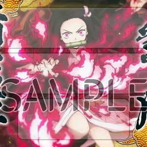 Tapis de jeu personnalisé 24 x 14 UNION ARENA Demon Slayer