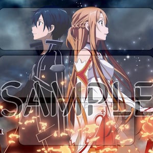 UNION ARENA SAO Sword Art Online Tapis de jeu personnalisé 24 x 14