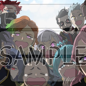 Tapete de jogo personalizado UNION ARENA Black Clover 24x14