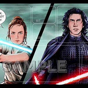 Tapis Kylo Ren Rey Star Wars ILLIMITÉ.